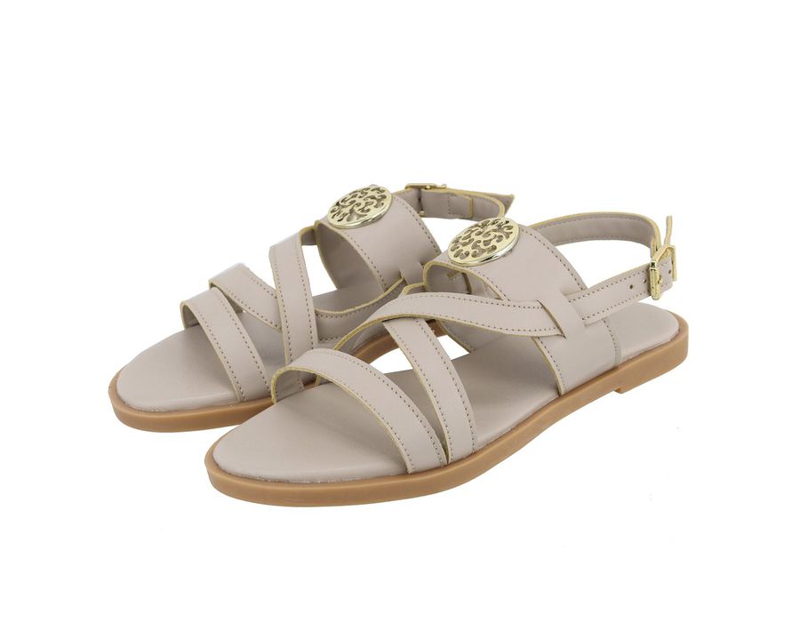 Flat Rasteira Lele Nude | KUENTO SHOES