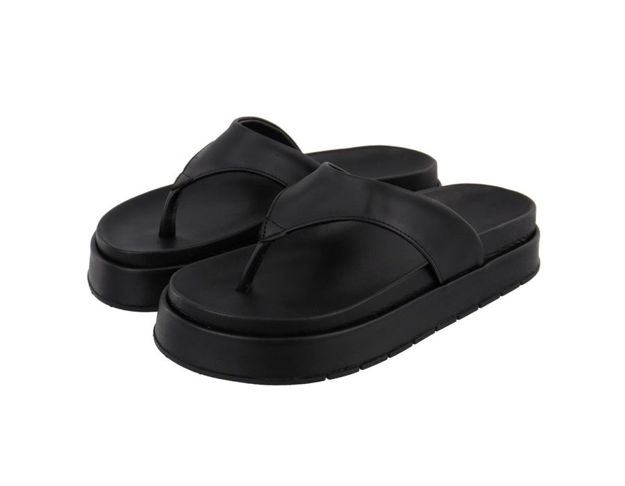 Flatform Elaine Preta | KUENTO SHOES