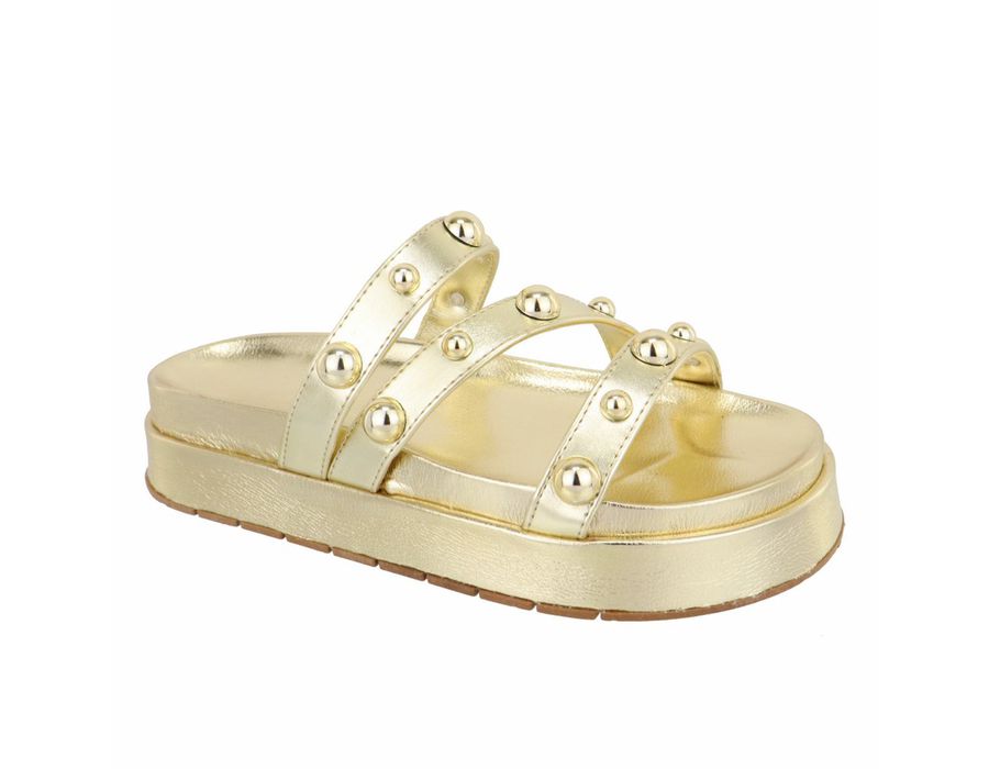 Flatform Flora Ouro Light | KUENTO SHOES