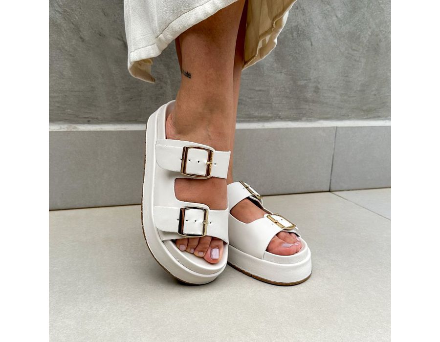 Flatform Alice Off White | KUENTO SHOES